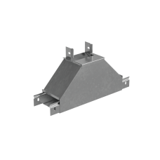 Т-отвод вертикальный 50х300 мм вверх c разворотом трассы на 90 гр. "ПЛЮС" HD85 КМ-профиль (TDNplus90-50-300 HD85)