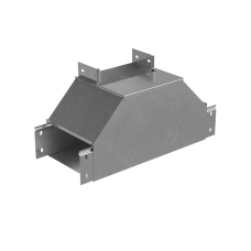 Т-отвод вертикальный 100х300 мм вверх c разворотом трассы на 90 гр. "ПЛЮС" HD85 КМ-профиль (TDNplus90-100-300 HD85)