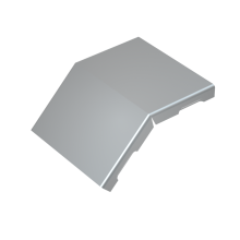 Крышка внешнего вертикального угла 45 гр. 100 мм КМ-Профиль (KVL45-100)