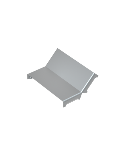 Крышка внутреннего вертикального угла 45 гр. 150 мм КМ-Профиль (KNL45-150) в Хасавюрте Аксессуары для лотков Pintop.ru