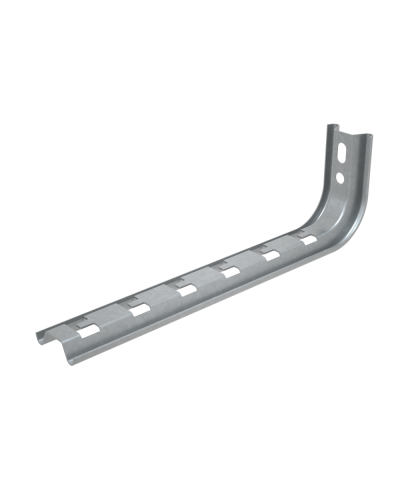 Консоль L-образная безвинтовая 100 мм INOX304 КМ-Профиль (KSLBV100 INOX304) в Хасавюрте Аксессуары для лотков Pintop.ru