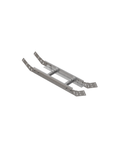 Вертикальный шарнирный угол 80х700х2,0 мм HD N КМ-профиль (LSHL80-700-2.0 HD N) в Хасавюрте Аксессуары для лотков Pintop.ru