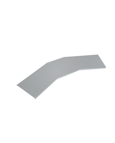 Крышка лестничного горизонтального угла 45 гр. 300 мм HD85 КМ-профиль (KLGL45-300 HD85) в Хасавюрте Аксессуары для лотков Pintop.ru