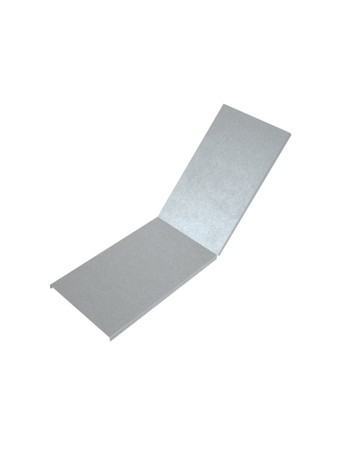 Крышка лестничного вертикального внутреннего угла 45 гр. 150 мм HD85 КМ-профиль (KLNL45-150 HD85) в Хасавюрте Аксессуары для лотков Pintop.ru