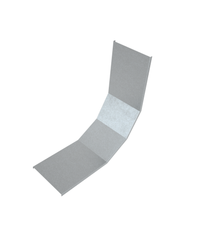 Крышка лестничного вертикального внутреннего угла 90 гр. 400 мм HD КМ-Профиль (KLNL90-400 HD) в Хасавюрте Аксессуары для лотков Pintop.ru