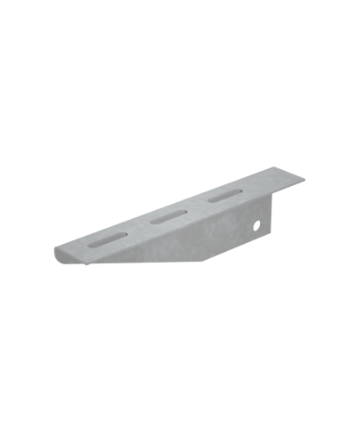 Консоль для потолочной стойки 400 мм INOX304 КМ-Профиль (KST400 INOX304) в Хасавюрте Аксессуары для лотков Pintop.ru