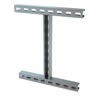 Крепление к двутавровой балке H-образное 400х400 мм КМ-Профиль (KTH400)