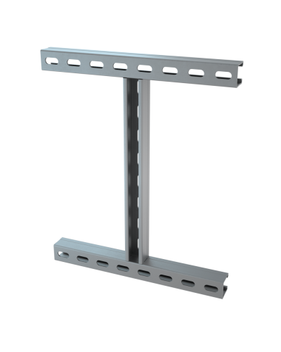 Крепление к двутавровой балке H-образное 400х400 мм КМ-Профиль (KTH400) в Хасавюрте Аксессуары для лотков Pintop.ru