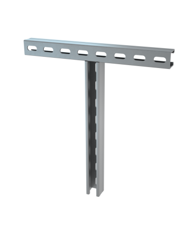 Крепление к двутавровой балке Т-образное 400х200 мм КМ-Профиль (KTS200) в Хасавюрте Аксессуары для лотков Pintop.ru
