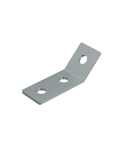 Уголок 45 гр. (3 отверстия) HD85 КМ-профиль (USG45-3 HD85) в Хасавюрте Аксессуары для лотков Pintop.ru