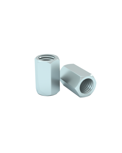 Гайка соединительная М12 DIN 6334 (упак. 20 шт) КМ-Профиль (MS12) в Хасавюрте Крепеж Pintop.ru