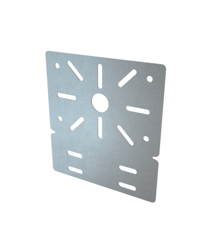 Пластина монтажная INOX304 КМ-Профиль (PM INOX304) в Хасавюрте Аксессуары для лотков Pintop.ru