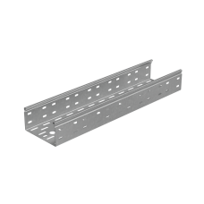 Лоток перфорированный 80х150х1,2 L2000 мм "Стандарт ПЛЮС" INOX304 КМ-Профиль (LPEplus80-150-1.2-2000 INOX304)