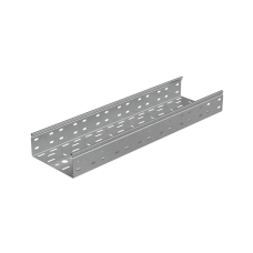 Лоток перфорированный 80х200х1,0 L2500 мм "Стандарт ПЛЮС" INOX304 КМ-Профиль (LPEplus80-200-1.0-2500 INOX304)