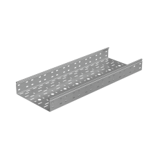 Лоток перфорированный 80х300х1,5 L2000 мм "Стандарт ПЛЮС" INOX304 КМ-Профиль (LPEplus80-300-1.5-2000 INOX304)