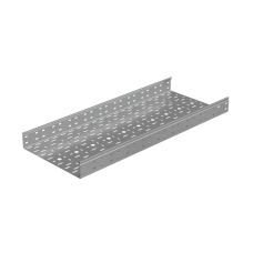 Лоток перфорированный 80х400х1,0 L2000 мм "Стандарт ПЛЮС" INOX304 КМ-Профиль (LPEplus80-400-1.0-2000 INOX304)