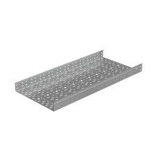 Лоток перфорированный 80х500х1,2 L2000 мм "Стандарт ПЛЮС" INOX304 КМ-Профиль (LPEplus80-500-1.2-2000 INOX304)