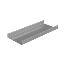 Лоток неперфорированный 80х400х1,2 L2500 мм "Стандарт ПЛЮС" INOX304 КМ-Профиль (LNEplus80-400-1.2-2500 INOX304)