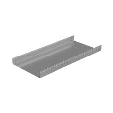 Лоток неперфорированный 80х500х1,5 L2500 мм "Стандарт ПЛЮС" INOX304 КМ-Профиль (LNEplus80-500-1.5-2500 INOX304)