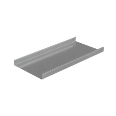 Лоток неперфорированный 80х600х1,0 L2500 мм "Стандарт ПЛЮС" INOX304 КМ-Профиль (LNEplus80-600-1.0-2500 INOX304)