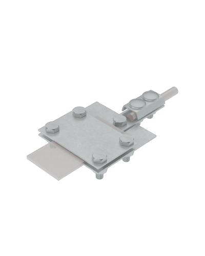 Универсальный контрольный соединитель полоса до 40 мм пруток Ø 5-8 мм CU КМ-Профиль (UKS-B40-D5-8 CU) в Хасавюрте Аксессуары для лотков Pintop.ru