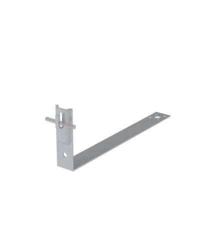 Черепичный держатель зажимной на обрешётку для прутка Ø 5-8 мм L430 мм H100 мм HD КМ-Профиль (CDZO-L430-D5-8 HD) в Хасавюрте Держатели, клипсы, скобы Pintop.ru