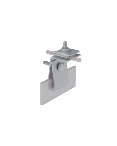 Фальцевый держатель H70 мм для прутка Ø 5-10 мм HD КМ-Профиль (FD-H70-D5-10 HD) в Хасавюрте Монтажные материалы Pintop.ru