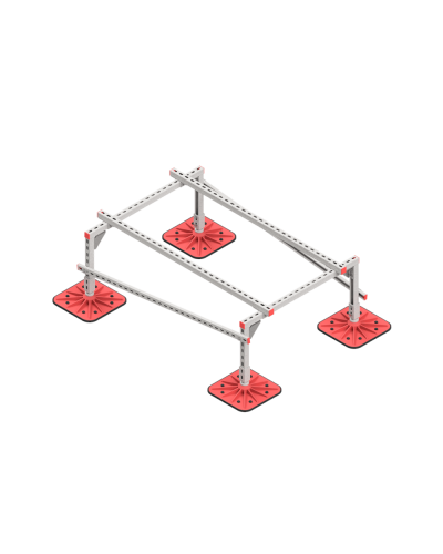 Опорная конструкция для установки оборудования TECHNORAPTOR FOOT 1000х1500 HD КМ-профиль (KM-TR-F-SSEI-1000-1500 HD) в Хасавюрте Системы видеонаблюдения Pintop.ru