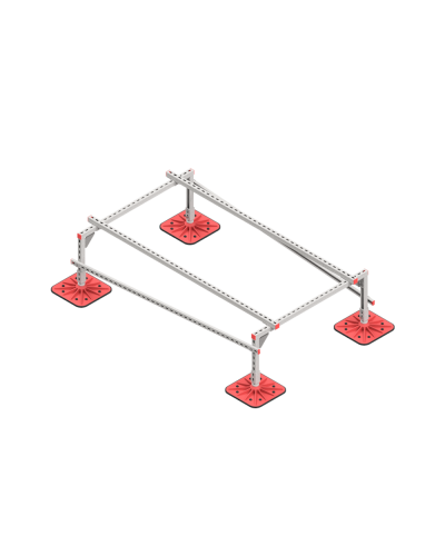 Опорная конструкция для установки оборудования TECHNORAPTOR FOOT 1200х2000 тип 1 HD КМ-профиль (KM-TR-F-SSEI-1200-2000-1 HD) в Хасавюрте Системы видеонаблюдения Pintop.ru