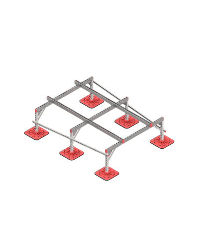 Опорная конструкция для установки оборудования TECHNORAPTOR FOOT 1500х2000 тип 2 HD КМ-профиль (KM-TR-F-SSEI-1500-2000-2 HD) в Хасавюрте Системы видеонаблюдения Pintop.ru