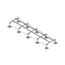 Опорная конструкция для установки оборудования TECHNORAPTOR STEELFOOT 1200х5000 тип 1 КМ-профиль (KM-TR-STF-SSEI-1200-5000-1)