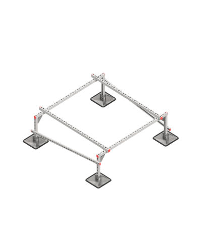 Опорная конструкция для установки оборудования TECHNORAPTOR STEELFOOT 1500х1500 тип 1 КМ-профиль (KM-TR-STF-SSEI-1500-1500-1) в Хасавюрте Системы видеонаблюдения Pintop.ru