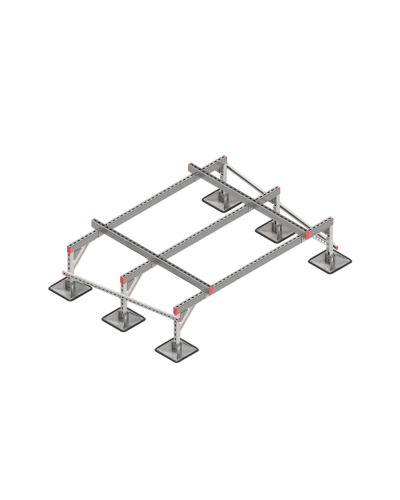 Опорная конструкция для установки оборудования TECHNORAPTOR STEELFOOT 2000х1500 тип 1 HD КМ-профиль (KM-TR-STF-SSEI-2000-1500-1 HD) в Хасавюрте Системы видеонаблюдения Pintop.ru