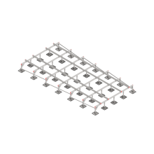 Опорная конструкция для установки оборудования TECHNORAPTOR STEELFOOT 3000х6000 тип 2 HD КМ-профиль (KM-TR-STF-SSEI-3000-6000-2 HD)