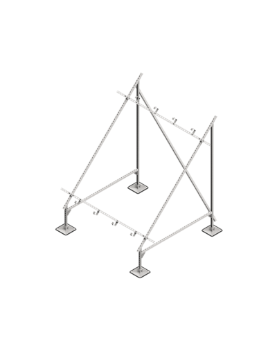 Опорная конструкция для установки солнечной панели/коллектора TECHNORAPTOR STEELFOOT HD КМ-профиль (KM-TR-STF-SSfSPI-C HD) в Хасавюрте Системы видеонаблюдения Pintop.ru