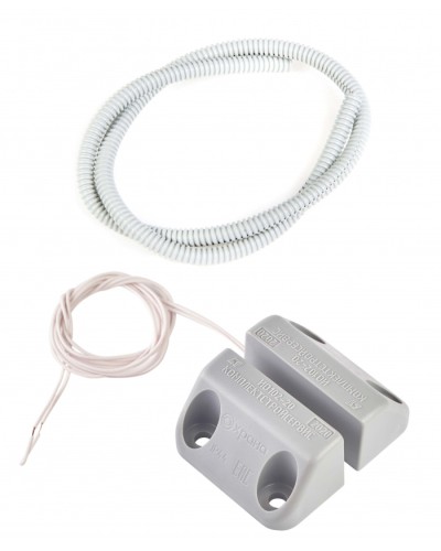 Извещатель охранный точечный магнитоконтактный накладной Комплектстройсервис ИО 102-20 Б2П (2) (пластиковый рукав) в Хасавюрте Извещатели охранные Pintop.ru