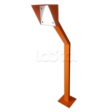 Стойка для считывателя Аякс 150х150 мм, черная, Лайт, наклонная