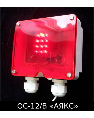 Оповещатель световой взрывозащищенный ОС-12/В Аякс Магнито-Контакт в Хасавюрте Оповещатели Ex Pintop.ru