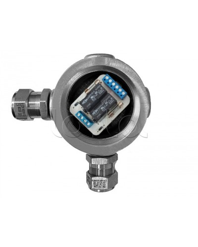 Магнито-Контакт УК-ВК-Ех-12 АЯКС У, с двумя кабельными вводами Ех МКВМ 20 в Хасавюрте Комутационные взрывозащищенные коробки Pintop.ru