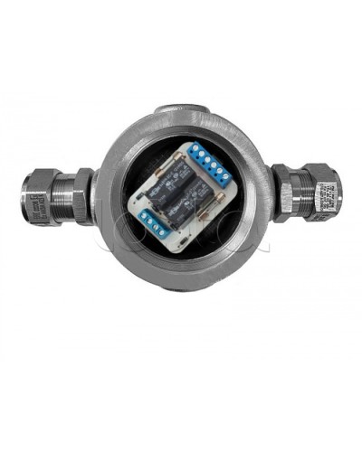 Магнито-Контакт УК-ВК-Ех-24 АЯКС П, с двумя кабельными вводами Ех МКВМ 25 в Хасавюрте Комутационные взрывозащищенные коробки Pintop.ru