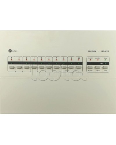 Блок связи на 10 каналов МЕТА 17555 в Хасавюрте Система оповещения и трансляции Мета Pintop.ru