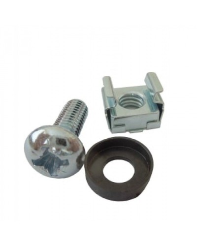 Комплект крепежа (винт М5 чёрный, гайка кузовная М5, шайба 5 чёрная по 40шт) МЕТА 9919 в Хасавюрте Система оповещения и трансляции Мета Pintop.ru