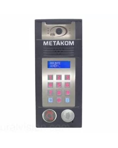 Многоабонентый антивандальный блок вызова со встроенной гибридной видеокамерой Метаком MК2018-MFCGVH в Хасавюрте Блоки вызова многоабонентные Pintop.ru