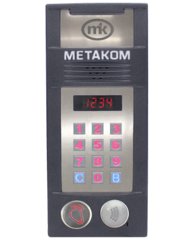 Многоабонентый антивандальный блок вызова Метаком MК2018-RFMFС в Хасавюрте Блоки вызова многоабонентные Pintop.ru