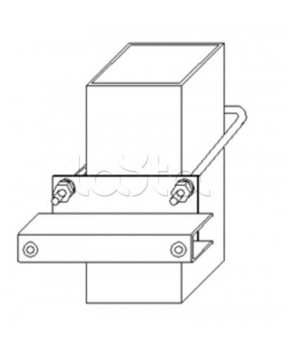 Узел крепления блоков подключения и управления БД-НР, БМ-НР, БУПР извещателей Омега-микродизайн УЗК-КС 80 в Хасавюрте Кронштейны и планки для извещателей Pintop.ru