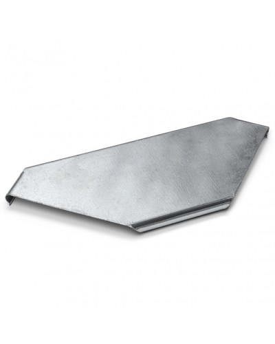 Крышка плоского угла 45° 100x15 (0,7) ПожТехКабель (550-002) в Хасавюрте Аксессуары для лотков Pintop.ru