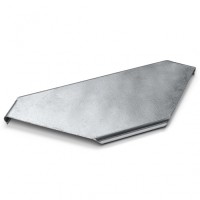 Крышка плоского угла 45° 50x15 (0,7) ПожТехКабель (550-001)