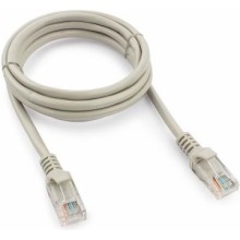Патч-корд медный F/UTP, категория 5e, 26 AWG (0,48 мм), экранированный, LSZH, серый, 0,3 м