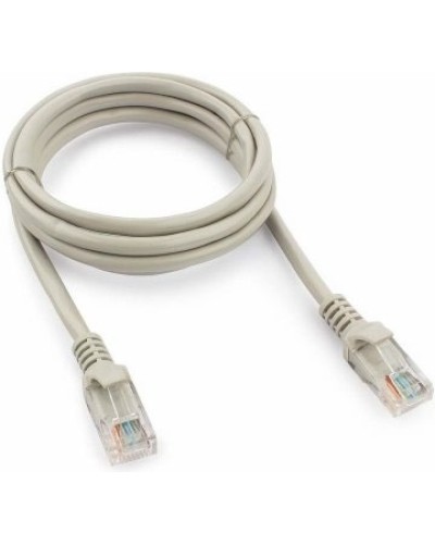Патч-корд медный U/UTP, категория 5e, 26 AWG (0,48 мм), LSZH, серый, 1,5 м в Хасавюрте Патчкорды (медные) Pintop.ru