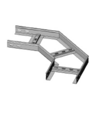 Угол горизонтальный 90° 100х80 (1,2) для лестничного лотка ПожТехКабель (650-512) в Хасавюрте Кабельные лотки Pintop.ru